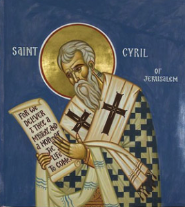 St Cyril of Jerusalem